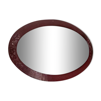 Oval shaped mirror 50x33cm