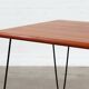 Table de salle à manger en teck vintage Mid Century Design 60's 70's hairpins