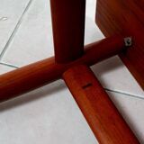 „Surfboard“ teak coffee table by Grete Jalk for Glostrup
