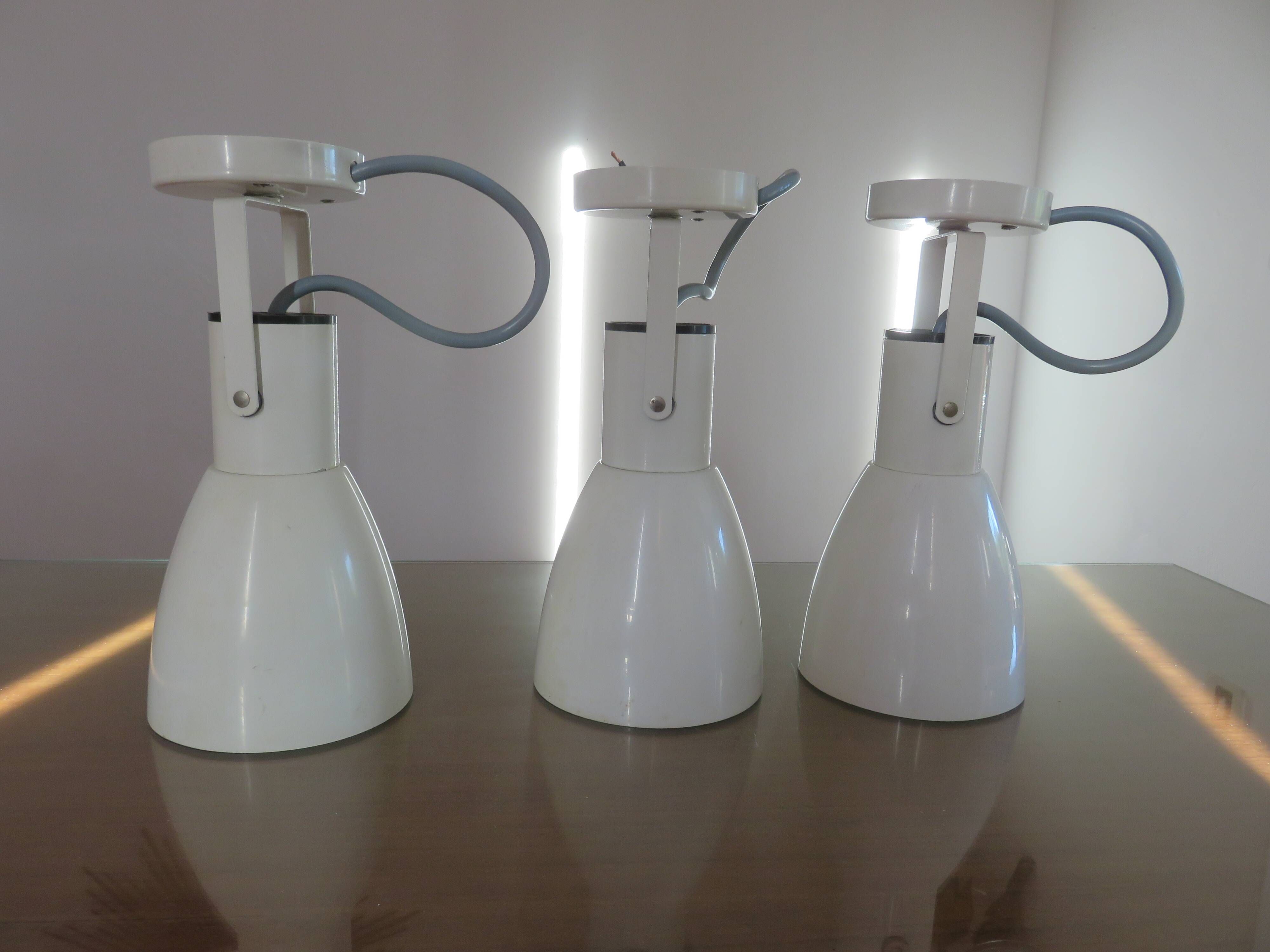 Series of 3 lita wall lights model 0550 france 60s 70s