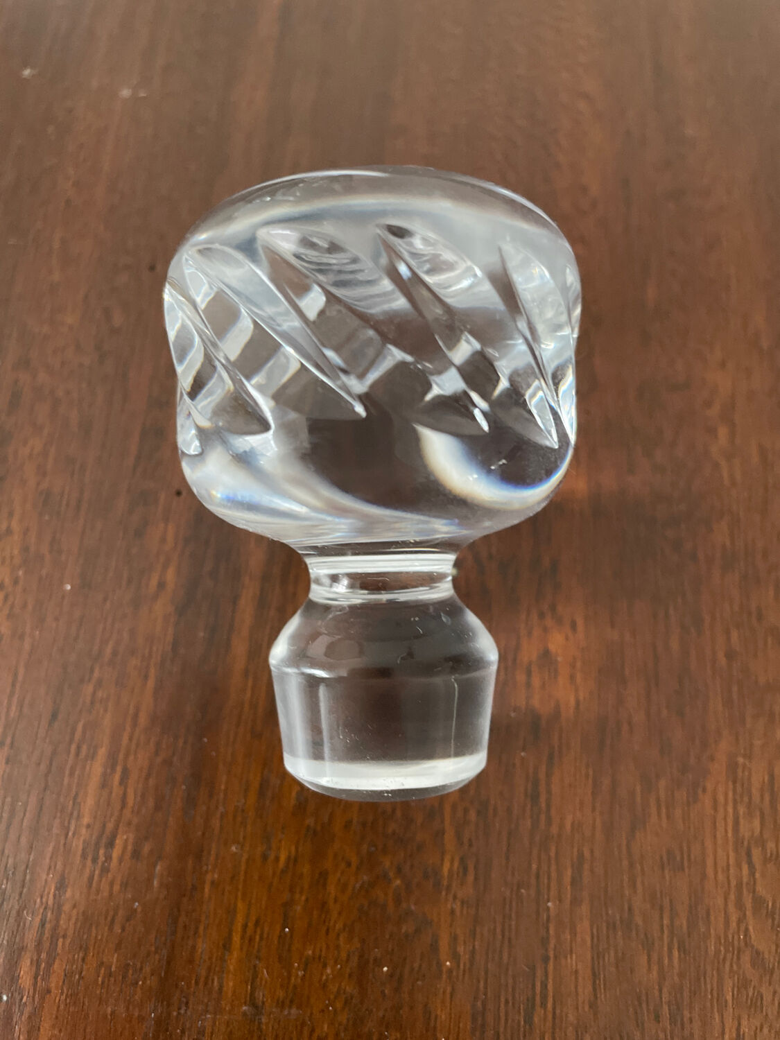 Antique crystal decanter