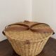 Woven rope basket