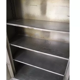 Armoire de rangement industrielle acier brossé