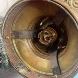 Chandelier Old Art Deco Ceiling Lamp Vintage Lamp Opaline circa 1930