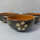 Set of 3 alsatian bowls in glazed terracotta
