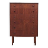 Teak chest of drawers, Danish design, 60s, made in Denmark
