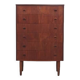 Commode en teck, design danois, années 60, fabriquée au Danemark