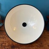 Large metal pendant light from the 80s