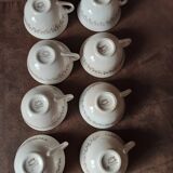 Set of 8 Gien cups
