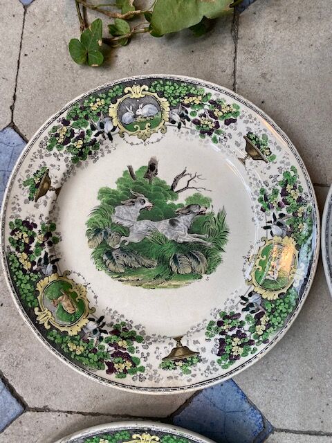 Assiettes Creil et Montereau
