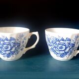Duo of English porcelain cups