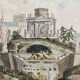 French engraving XVIII coloured – Paris 1782