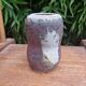 Brutalist vase in red stoneware