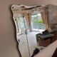 Art Deco sculpted bistro brasserie mirror 1960 225x100cm