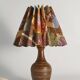 Brown Stoneware Table Lamp, Model number 59617, by Scheurich West Germany 1960s
