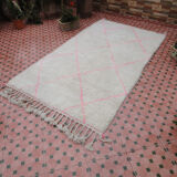 Beni ourain carpets rose 250 x 143 cm