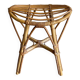 Vintage rattan stool, France 1970s