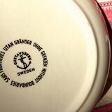 Children's dishes or birth gift Plate and bowl Utan gränser gustavsberg vintage design scan