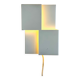 Geometric Square Wall Lamp By J.J.M. Hoogervorst For Anvia Nederland, The Netherlands, 1960S