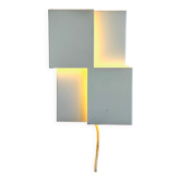 Geometric Square Wall Lamp By J.J.M. Hoogervorst For Anvia Nederland, The Netherlands, 1960S