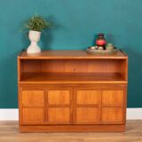 Retro Teak 1960s Nathan Squares Mid Century Sideboard TV Cabinet