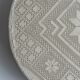 Applique, plafonnier suédois moderne en textile crocheté