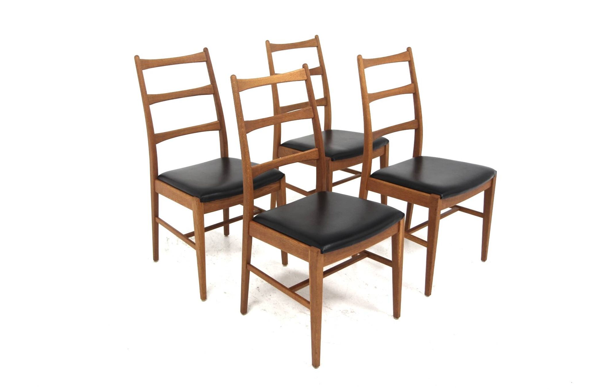 4 Scandinavian teak chairs, Sweden, 1960