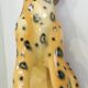 Large vintage ceramic leopard statue – Wild decor from the 70s