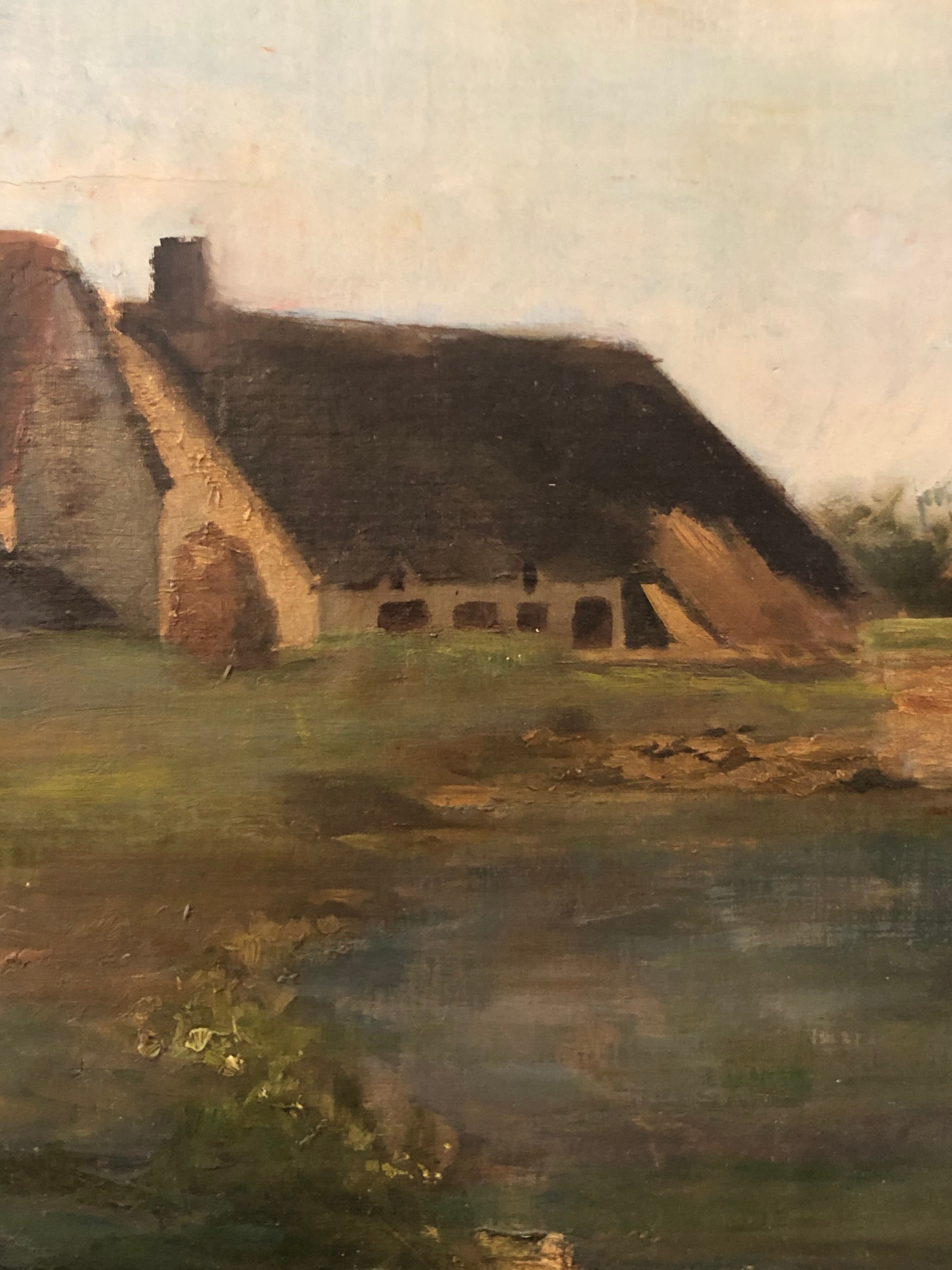 Oil on canvas by Antoine Guillemet (1841 - 1918)