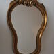 Miroir de style en bois doré vintage
