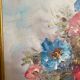 Tableau huile sur toile bouquet
