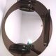 Lupi Crystal Luxor Mirror with 2 integrated wall lights and shelf