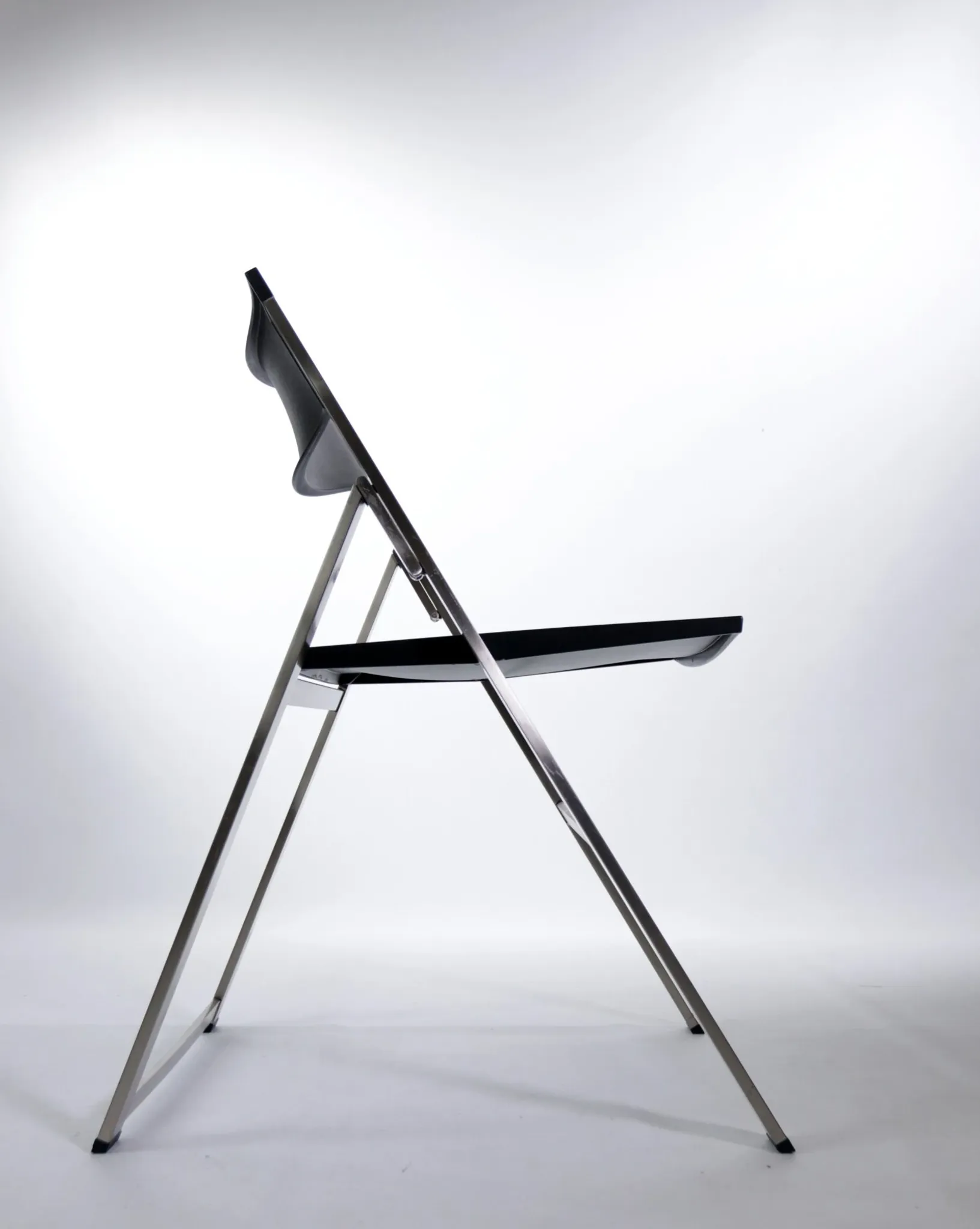Set of six P08 folding chairs by Justus Kolberg for Tecno, Italy
