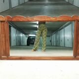 Vintage wooden mirror 170cm x 82.5cm