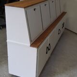 Old wooden workshop furniture