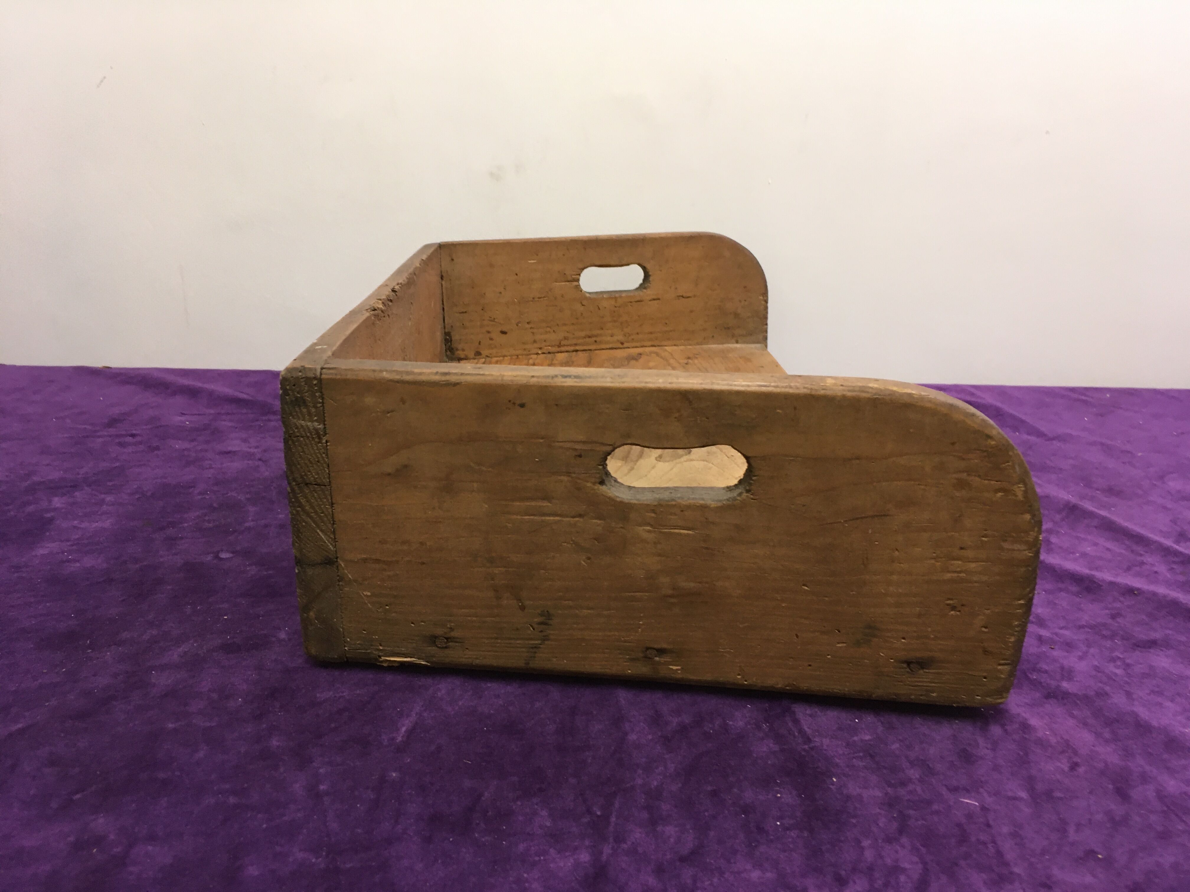 Butcher's log tray old grocery store