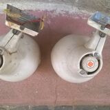 Pair of white spots Lita "60s