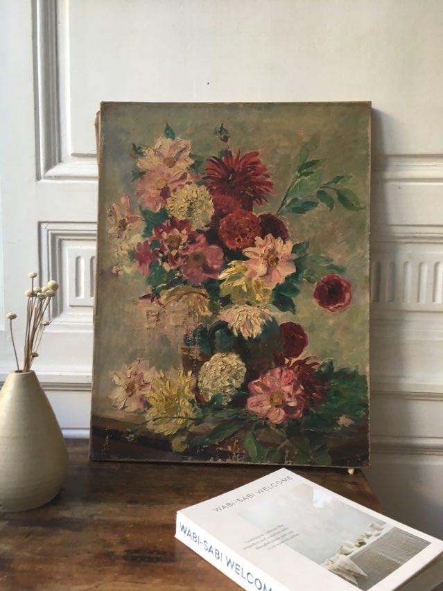 Painting ancient still life