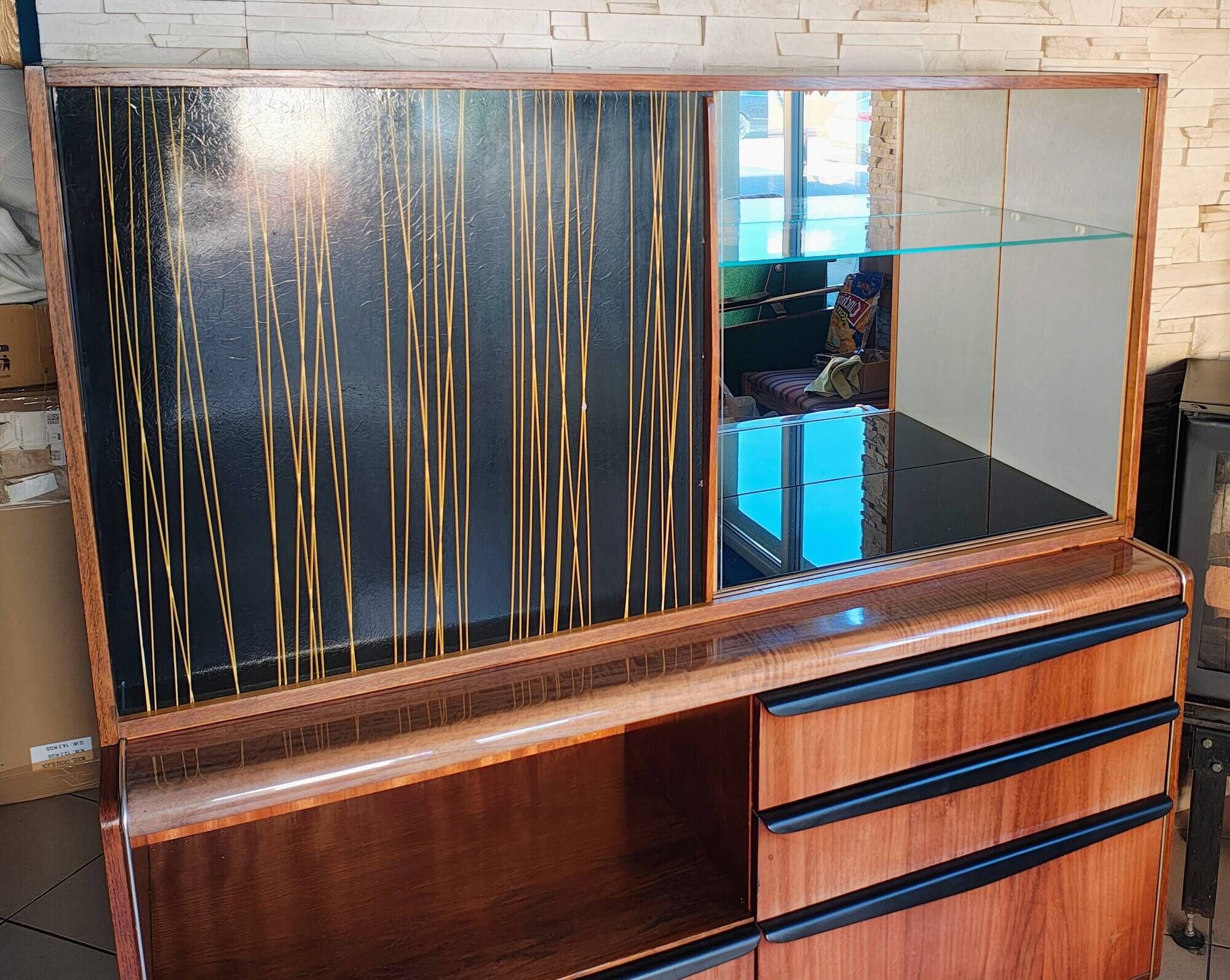 Czechoslovakian Cabinet by B. Landsman for Jitona, 1960s
