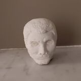 Plaster head of a man