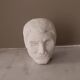 Plaster head of a man