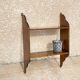 Old wooden wall shelf