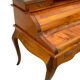 Secrétaire bureau à cylindre de style Louis XV, 6 tiroirs