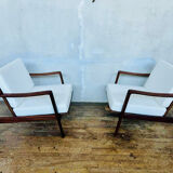 Pair of Arne Wahl Iversen armchairs, 1960s