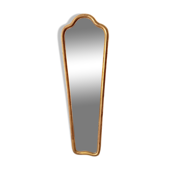 Vertical mirror gilded 60s/70s
