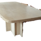 Vintage travertine dining table Roche bobois