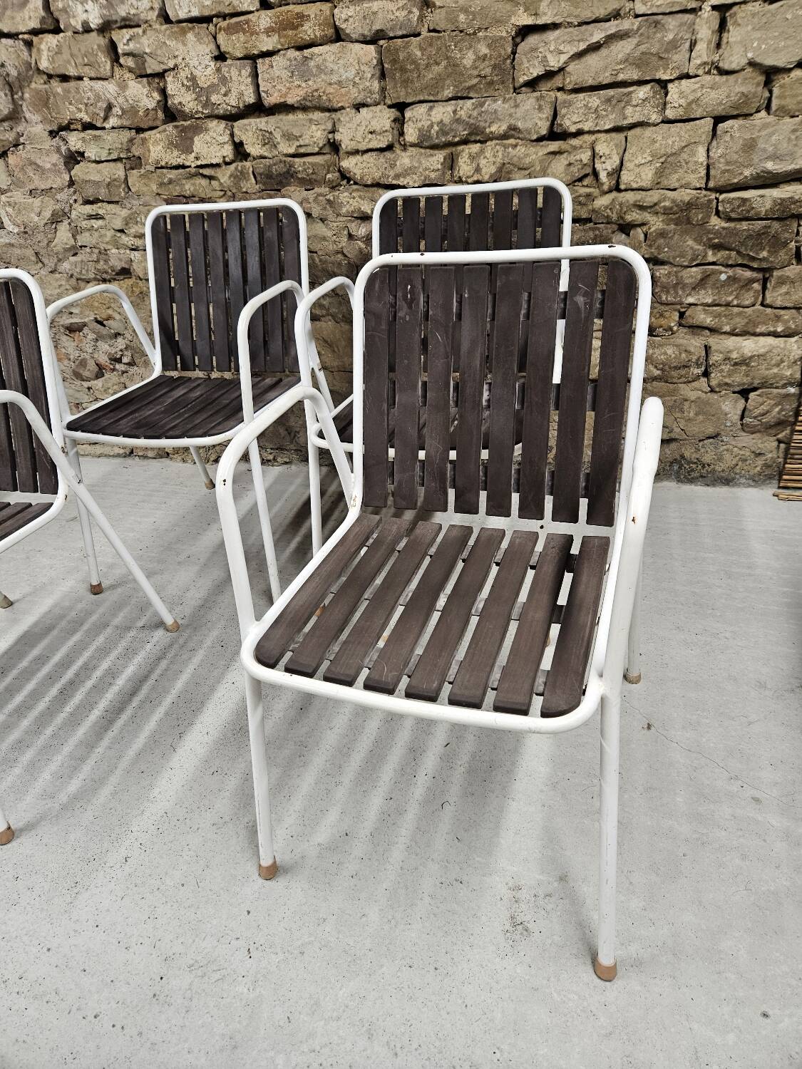 4 EMU chairs, Rio model, 1960