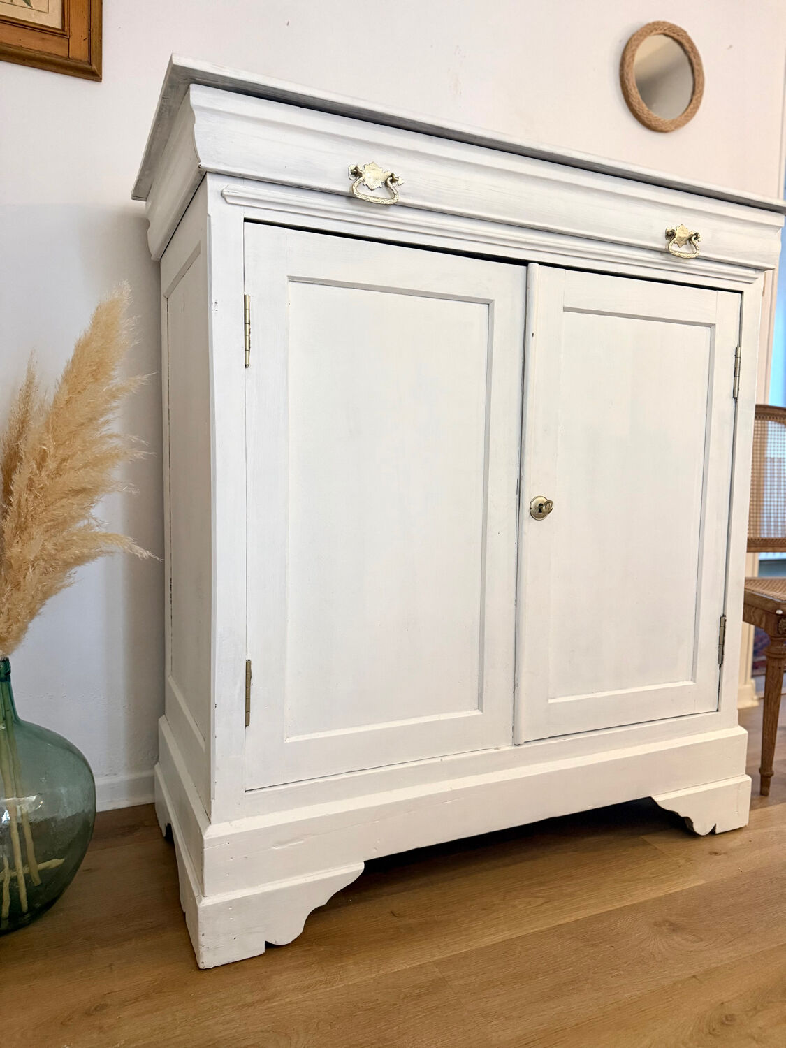 Antique patinated sideboard