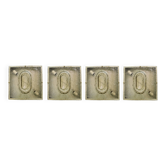 Four Toni Zuccheri Mid-Century Modern Murano Glass Sconces for Venini, 1960