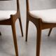 Teak chairs by Kristiansen for KS Møbler, Denmark, 1960s